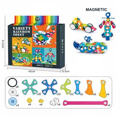 Set de Construcción Magnético X 60 unidades - Imagen 4