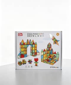 Set de Construcción Magnético X 108 unidades - Imagen 1