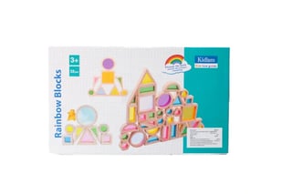Set de Bloques de Madera de luz y  Color – 32 piezas - Imagen 1